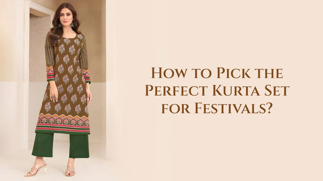 How to Pick the Perfect Kurti Set for Festivals?
